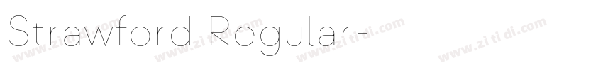 Strawford Regular字体转换 Strawford Regular字体转换